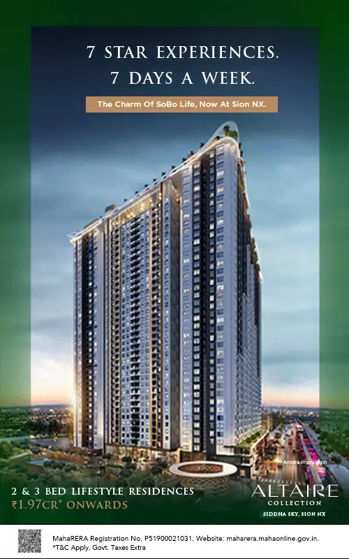 Altaire collection at Siddha Sky, Sion NX